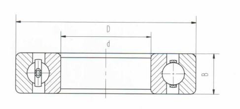 0類深溝球軸(zhou)承-6203（203）-鷹牌軸承